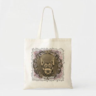 Ornate Doberman Tote Bag