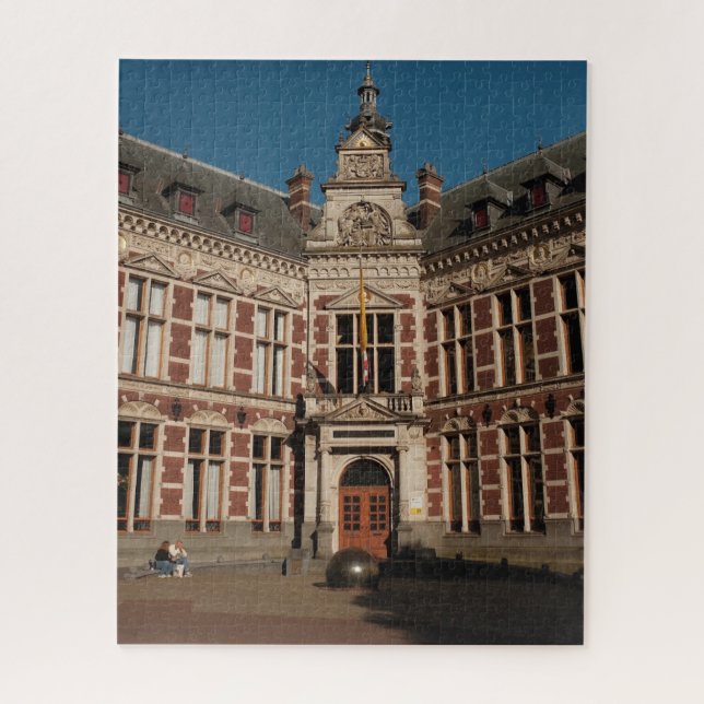 Ornate Dutch Architectural Masterpiece Photo, Hard Jigsaw Puzzle (Vertical)