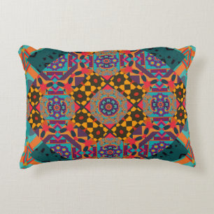 Ornate Eastern: Luxury Green Decor. Accent Pillow