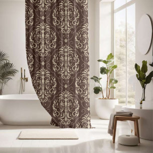 Ornate Elegance Brown Pattern