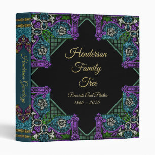 Ornate Elegance Genealogy Family Tree Binder