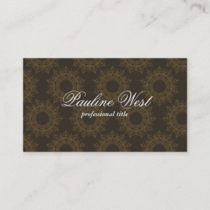 Ornate Element Pattern Business Card