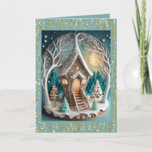 Ornate Fairy Christmas Holiday Card