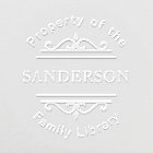 Ornate Family Library Personalized Book