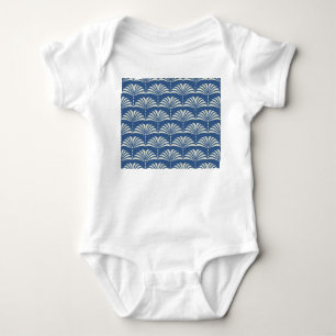 Ornate Floral: Abstract Art Deco. Baby Bodysuit