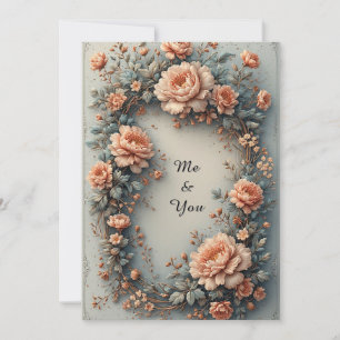 Ornate Floral Frame Invitation