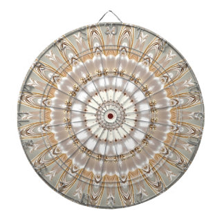 Ornate Floral Mandala Pattern Dartboard
