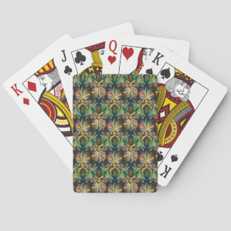 Ornate Flower Luxury Wallpaper Playing Cards