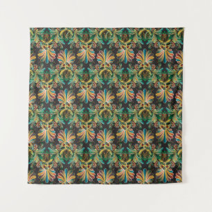 Ornate Flower Luxury Wallpaper Tapestry