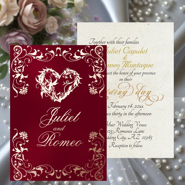 Ornate Frame & Heart - Burgundy (Creator Uploaded)