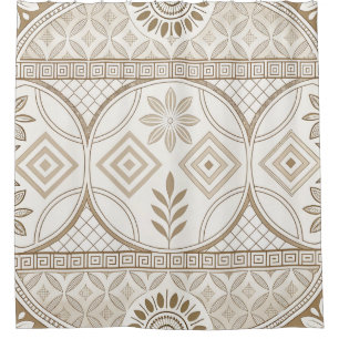 Ornate Geometric Floral Tile Pattern
