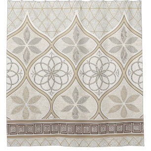 Ornate Geometric Floral Tile Pattern (2)
