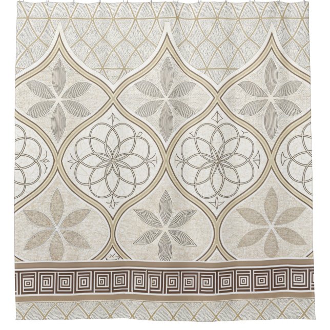 Ornate Geometric Floral Tile Pattern (2) (Front)