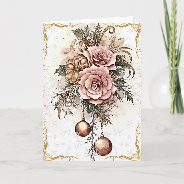 Ornate Gilded Elegance Card (Front)