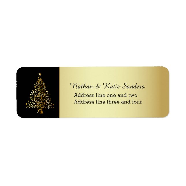 Ornate Gold Christmas Tree (Front)