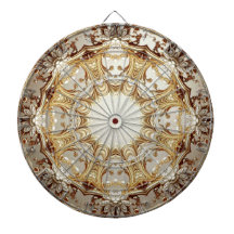 Ornate Gold Dartboard