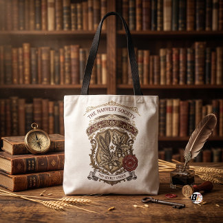 Ornate Gold Vintage Crest Tote Bag