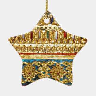 Ornate hand crafted Thai ceramics Ceramic Ornament