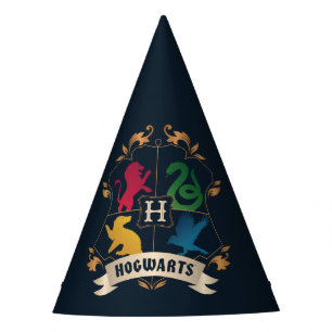 Ornate HOGWARTS™ House Crest Party Hat