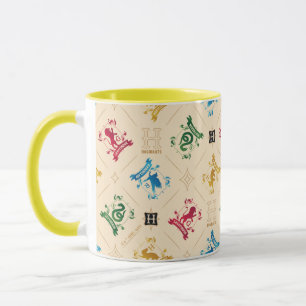 Ornate HOGWARTS™ House Crests Pattern Mug