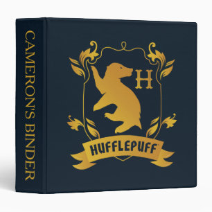 Ornate HUFFLEPUFF™ House Crest Binder