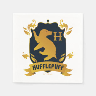Ornate HUFFLEPUFF™ House Crest Napkin