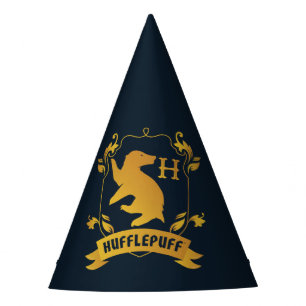 Ornate HUFFLEPUFF™ House Crest Party Hat