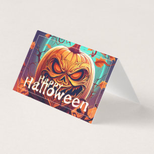 Ornate Jack-o-Lantern Twisted Branch Halloween
