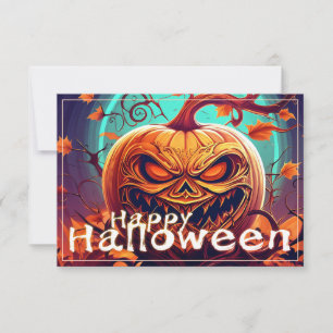 Ornate Jack-o-Lantern Twisted Branch Halloween