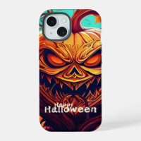 Ornate Jack-o-Lantern Twisted Branch Halloween