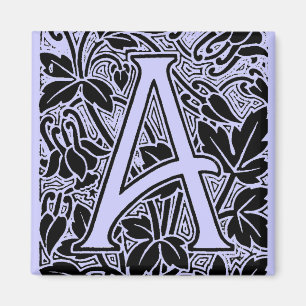 Ornate Letter "A" Magnet