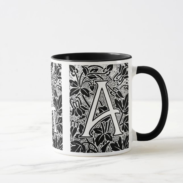 Ornate Letter "A" Mug (Right)