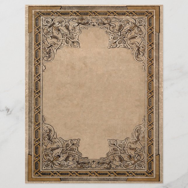 Ornate Letterhead for Book of Shadows (Front)