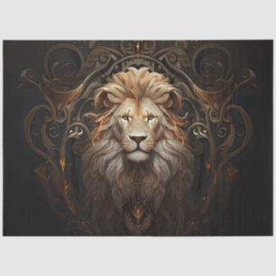 Ornate Lion Tissue Paper