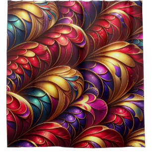 “Ornate Mermaid Scales - Vibrant Underwater Art”