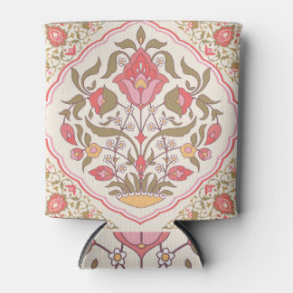 Ornate Oriental: Floral Stylish Design. Can Cooler