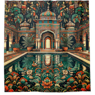 “Ornate Palace Pool Reflection"