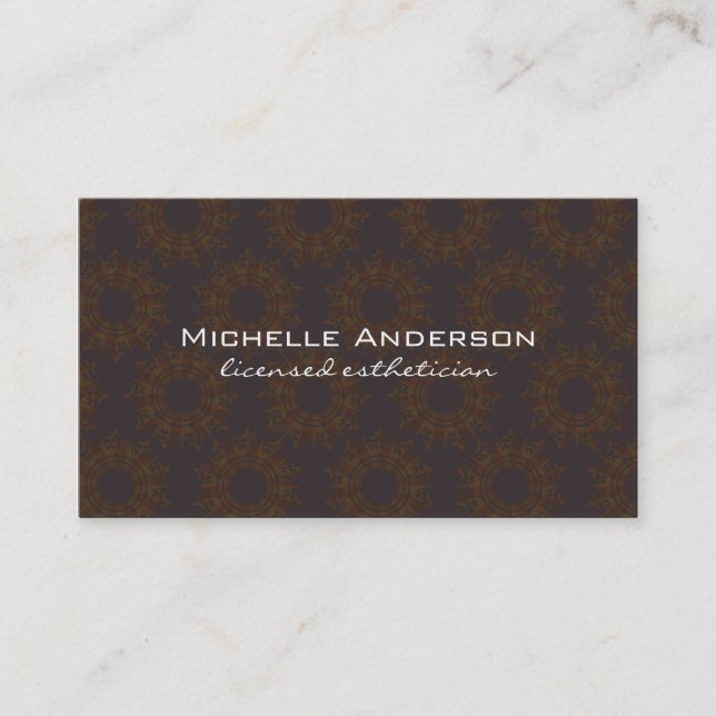 Ornate Pattern Business Card (Front)