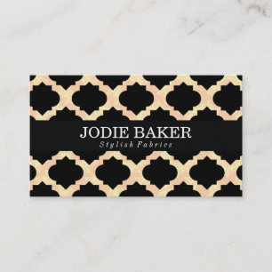 Ornate Pattern III   Chic Business Card
