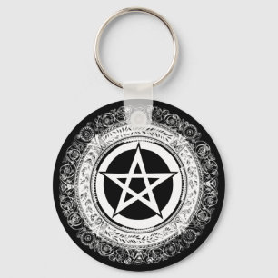 Ornate Pentacle Keychain