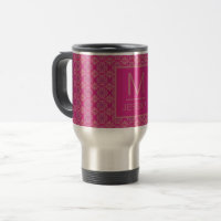 Ornate Pink Purple Geometric Pattern Personalised