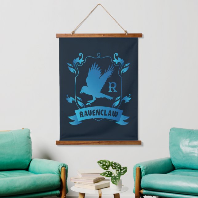 Ornate RAVENCLAW™ House Crest Hanging Tapestry (Living Room)