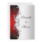 Ornate Red Black Silver Post Wedding Celebration
