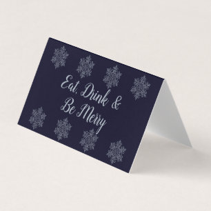 Ornate Silver Snowflake Christmas Cards