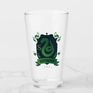 Ornate SLYTHERIN™ House Crest Glass