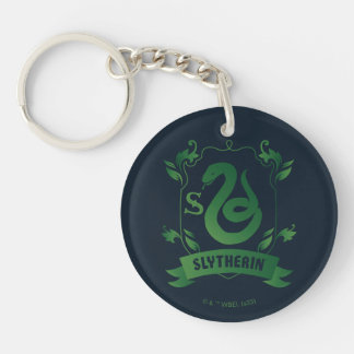 Ornate SLYTHERIN™ House Crest Keychain