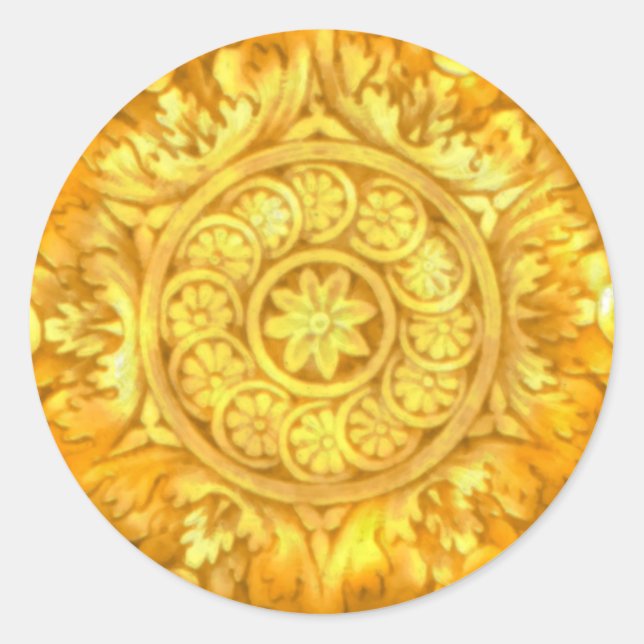 Ornate Sticker Envelope Seal (Front)