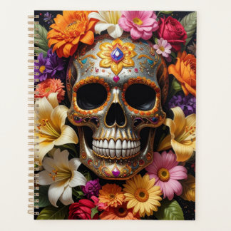 Ornate Sugar Skull Planner