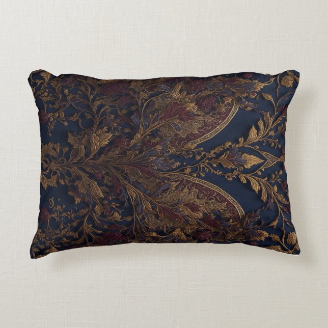Ornate Turkish Pattern Throw Pillow (Front)