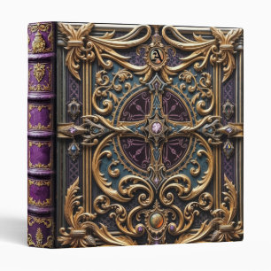 Ornate Vampire Leather Monogram Binder